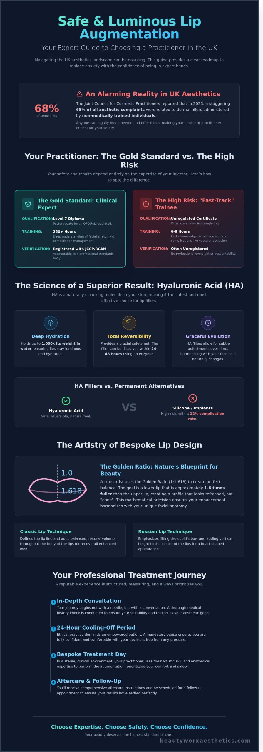 Lip Augmentation Near Me: How to Choose a Safe and Professional Aesthetic Practitioner