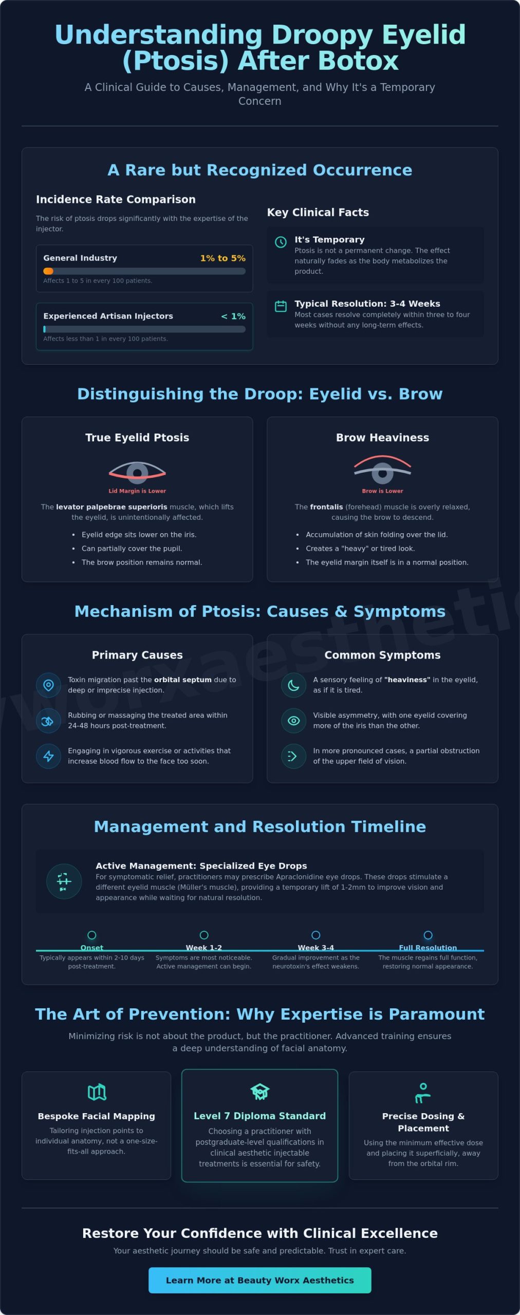 Ptosis After Botox Treatment: A Sophisticated Guide to Managing Eyelid Droop