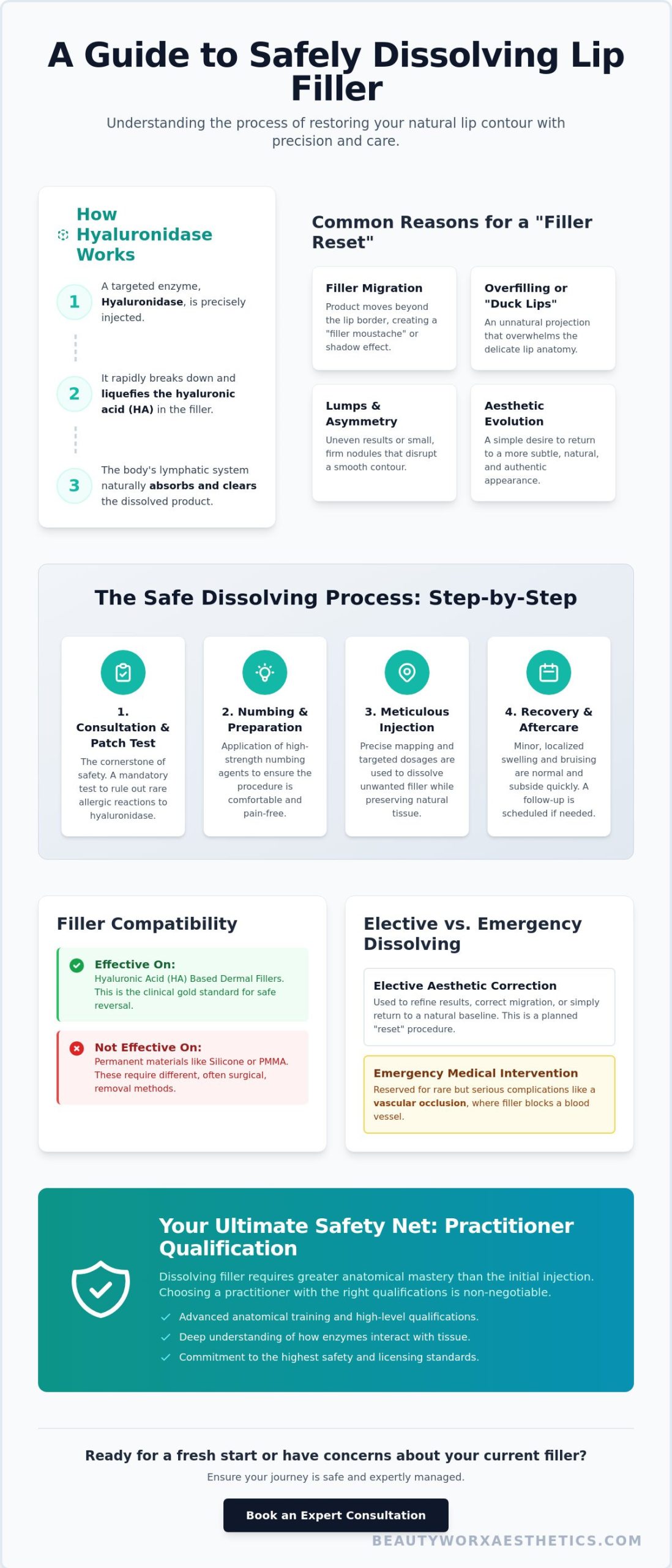 How to Dissolve Lip Filler Safely: The Expert Guide to Hyaluronidase (2026)